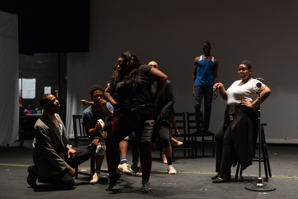 Photo Flash: In Rehearsal for THE BLACK CLOWN at Loeb Drama Center Image