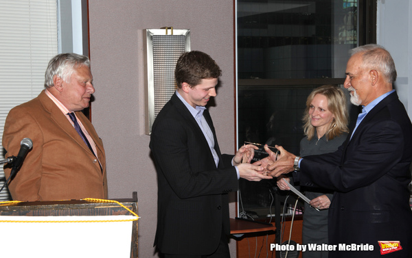 Stark Sands ith Brian Murray, Paige Price & Ame Gunderesen attending the 2008 St. Clair Bayfield Award presented by the Actor's Equity Foundation at the Actor's Equity offices in New York City.
January 9, 2009 at 