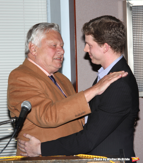 Stark Sands with Brian Murray attending the 2008 St. Clair Bayfield Award presented b Photo