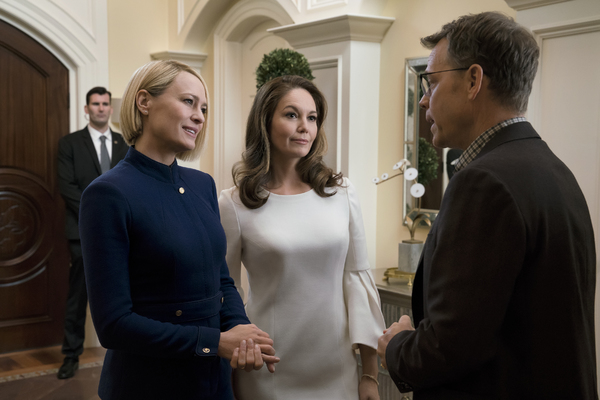 Photo Coverage: First Look at Diane Lane and Greg Kinnear on Season Six of HOUSE OF CARDS  Image