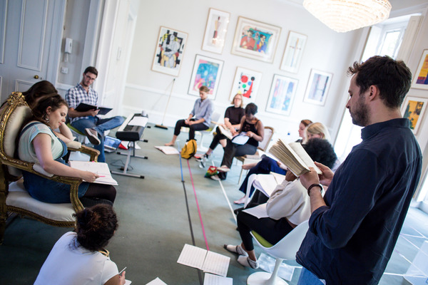Photo Flash: In Rehearsal with SQUARE ROUNDS at Finborough Theatre Image