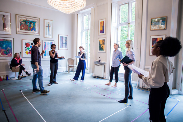 Photo Flash: In Rehearsal with SQUARE ROUNDS at Finborough Theatre 