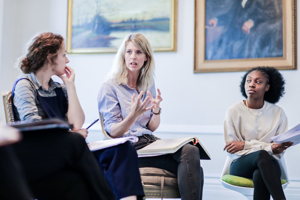 Photo Flash: In Rehearsal with SQUARE ROUNDS at Finborough Theatre Image