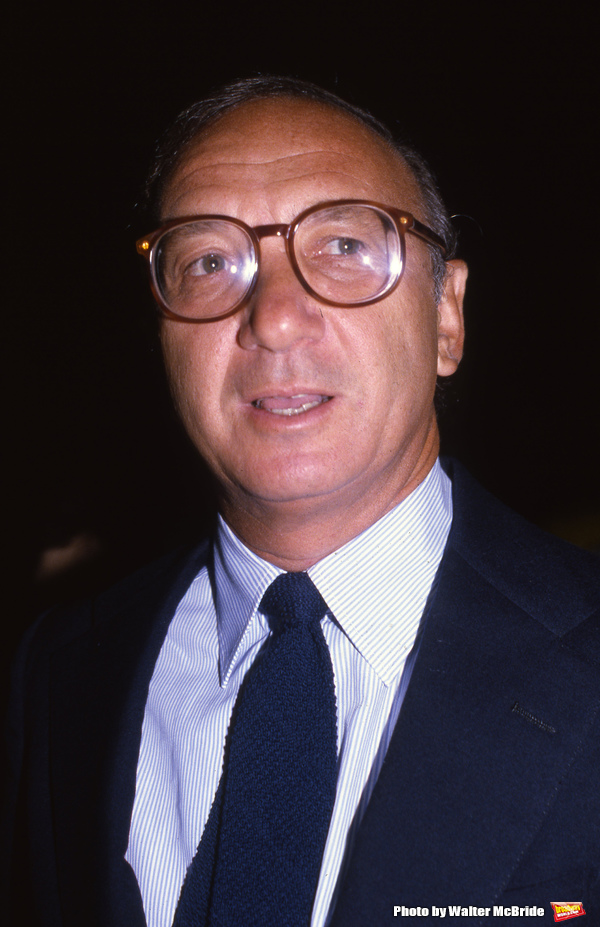 Neil Simon attends a broadway show on November 1, 1981 in New York City. Photo