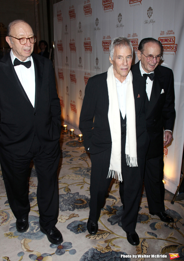 Neil Simon, Burt Bacharach & Hal David.attending the After Party for the Opening Nigh Photo