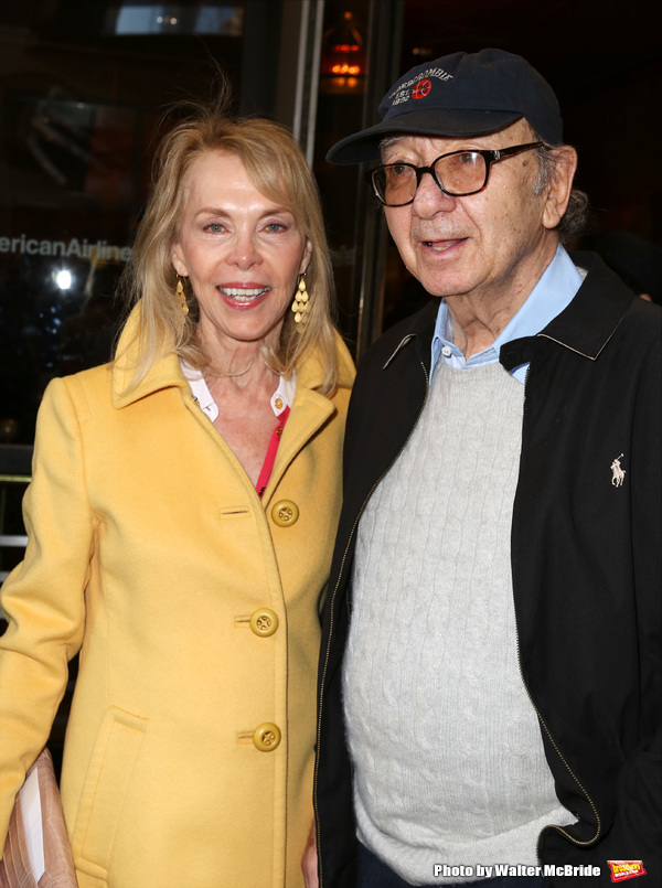 Elaine Joyce and Neil Simon attending the Opening Night Broadway Performance for 'Vio Photo