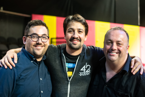 Photo Flash: Lin-Manuel Miranda Visits BRING IT ON in London Image