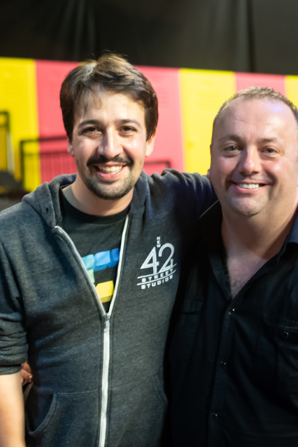 Photo Flash: Lin-Manuel Miranda Visits BRING IT ON in London Image