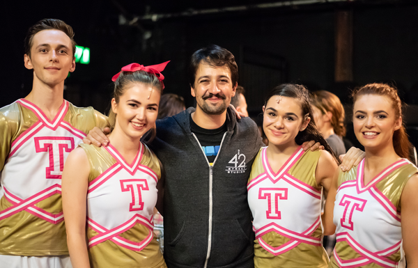 Photo Flash: Lin-Manuel Miranda Visits BRING IT ON in London Image