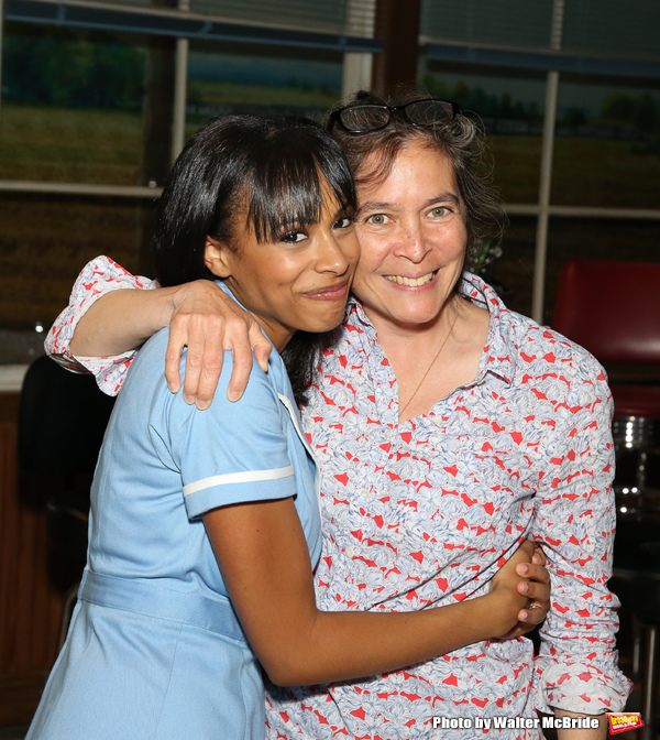 Photo Coverage: Leslie Odom, Jr., Cynthia Erivo, and More Visit Nicolette Robinson Backstage After WAITRESS Debut Image