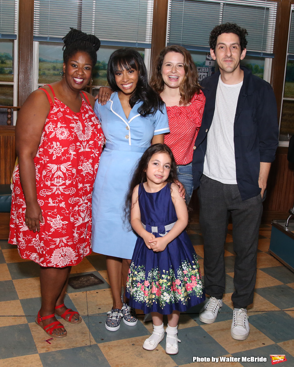 Photo Coverage: Leslie Odom, Jr., Cynthia Erivo, and More Visit Nicolette Robinson Backstage After WAITRESS Debut Image