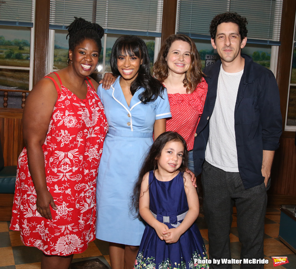 Photo Coverage: Leslie Odom, Jr., Cynthia Erivo, and More Visit Nicolette Robinson Backstage After WAITRESS Debut Image