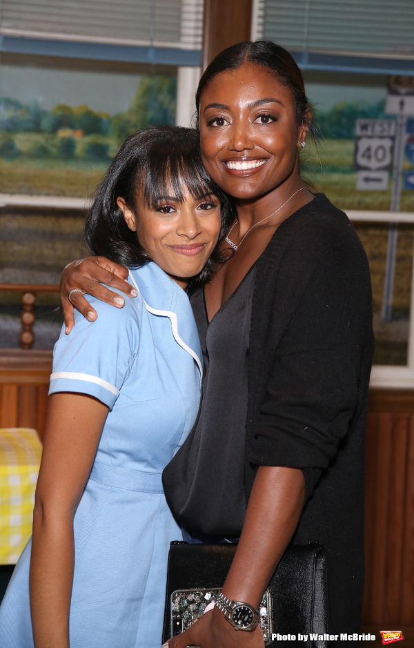 Photo Coverage: Leslie Odom, Jr., Cynthia Erivo, and More Visit Nicolette Robinson Backstage After WAITRESS Debut Image