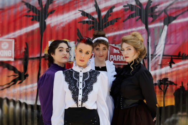 Murder & Mayhem as 1892 meets modern day.

L to R: Jenni Marie Lopez (Alice Russell), Photo