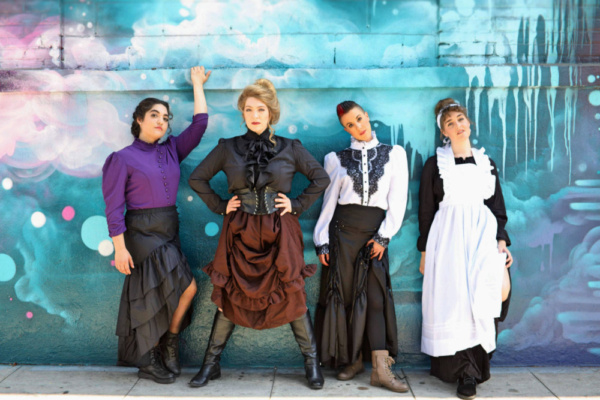 LIZZIE features a 4 person, all female, all ferocious cast 

L to R: Jenni Marie Lope Photo