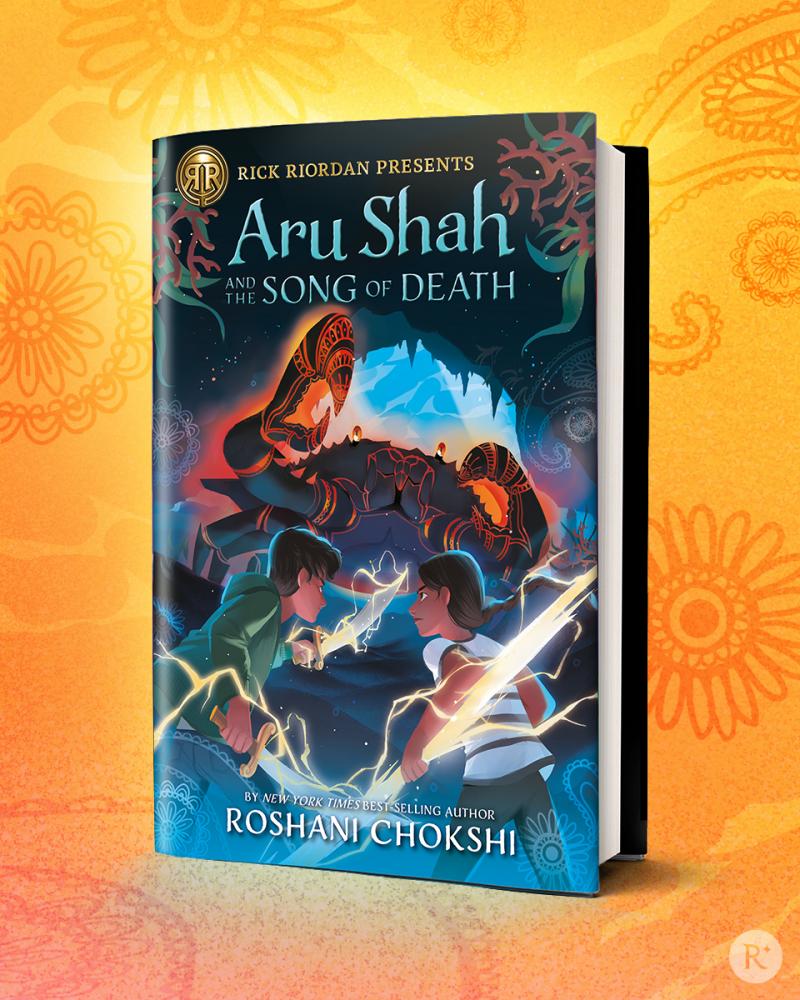 Double Cover Reveal: Rick Riordan Presents Drops Covers for both ARU SHAH AND THE SONG OF DEATH by Roshani Chokshi and SAL AND GABI BREAK THE UNIVERSE by Carlos Hernández Image