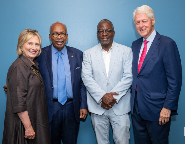 Secretary of State Hillary Rodham Clinton, Ernest Green (one of the Little Rock Nine) Photo