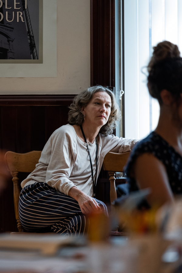 Photo Flash: In Rehearsal with the Company of DOWNSTATE at Steppenwolf Theatre Company 