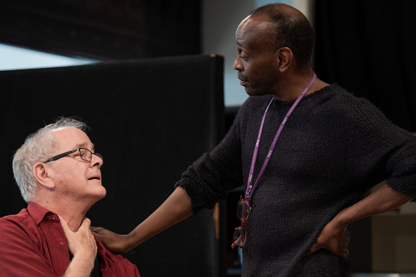 Photo Flash: In Rehearsal with the Company of DOWNSTATE at Steppenwolf Theatre Company 