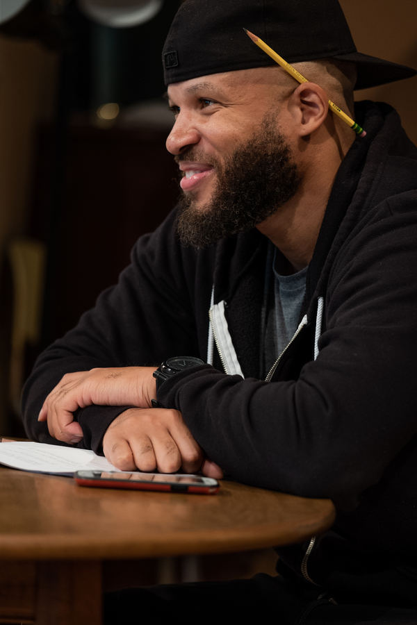 Photo Flash: In Rehearsal with the Company of DOWNSTATE at Steppenwolf Theatre Company 