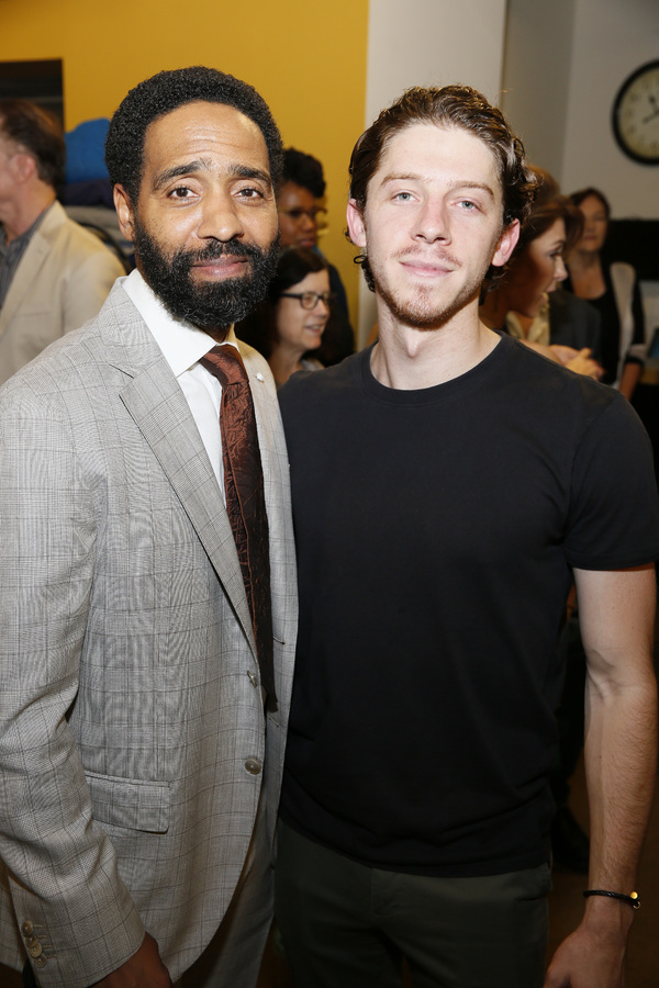 From left, cast members Kevin T. Carroll and Will Hochman Photo