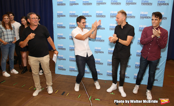 Michael Greif, Benj Pasek, Justin Paul and Steven Levenson Photo