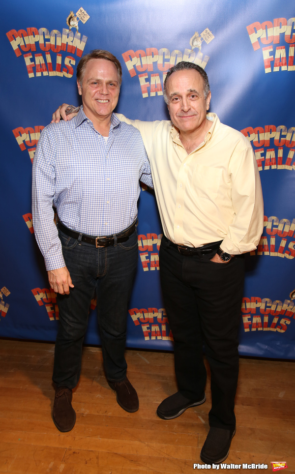 Photo Coverage: Director Christian Borle and the Cast of POPCORN FALLS Meet the Press Image