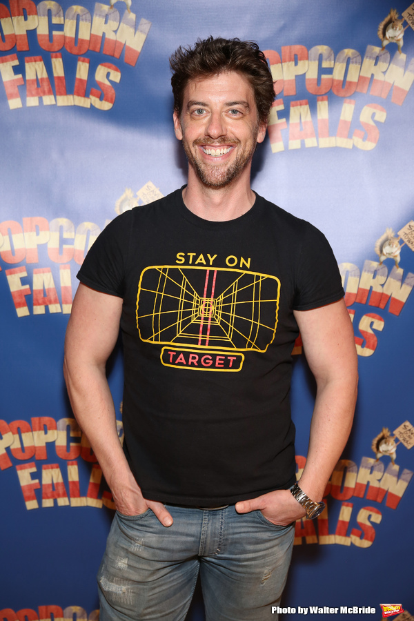 Photo Coverage: Director Christian Borle and the Cast of POPCORN FALLS Meet the Press Image