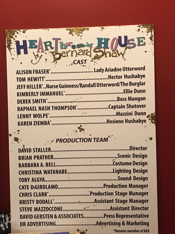 Photo Coverage: HEARTBREAK HOUSE Celebrates Opening Night Image