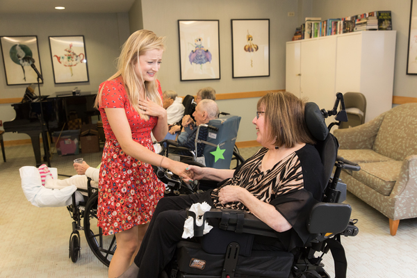 Photo Flash: Cast Members of CAROUSEL and MY FAIR LADY Perform For Seniors at the Actors Fund Home 