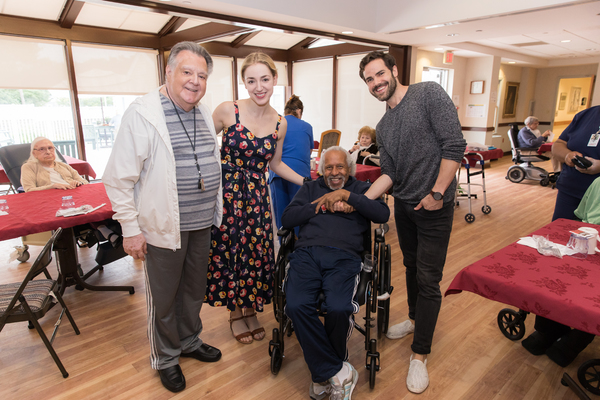 Photo Flash: Cast Members of CAROUSEL and MY FAIR LADY Perform For Seniors at the Actors Fund Home 
