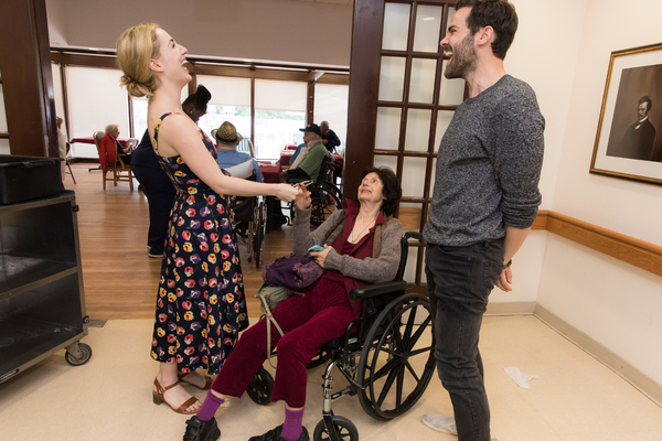 Photo Flash: Cast Members of CAROUSEL and MY FAIR LADY Perform For Seniors at the Actors Fund Home Image