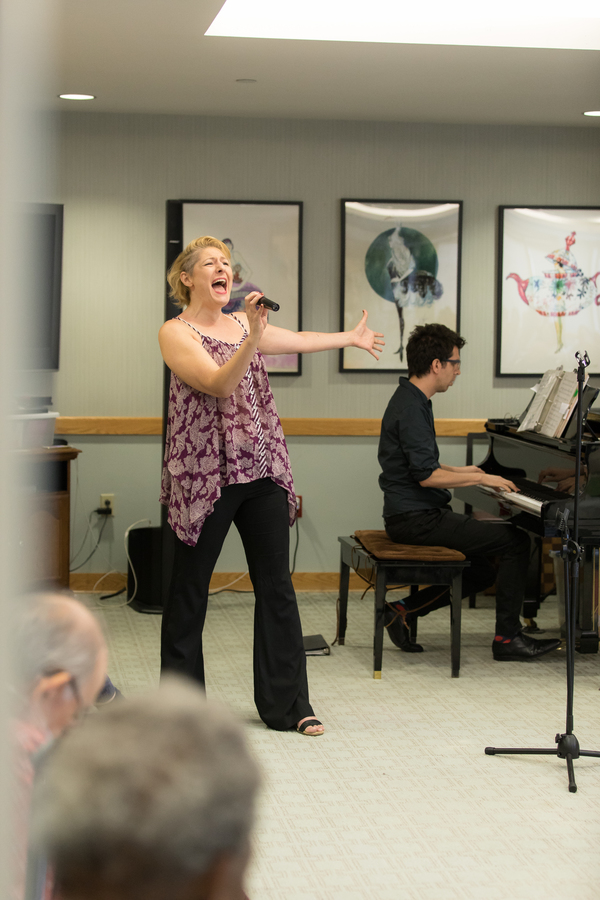 Photo Flash: Cast Members of CAROUSEL and MY FAIR LADY Perform For Seniors at the Actors Fund Home 