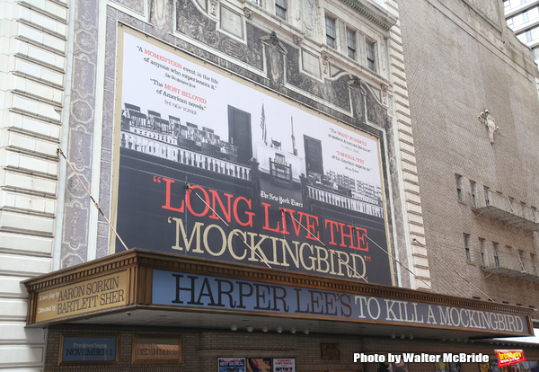 Theatre Marquee unveiling for Aaron Sorkin's adaptation of Harper Lee's classic novel Photo