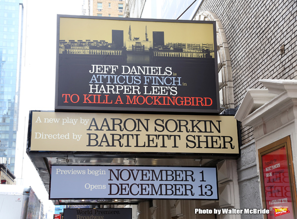 Theatre Marquee unveiling for Aaron Sorkin's adaptation of Harper Lee's classic novel Photo