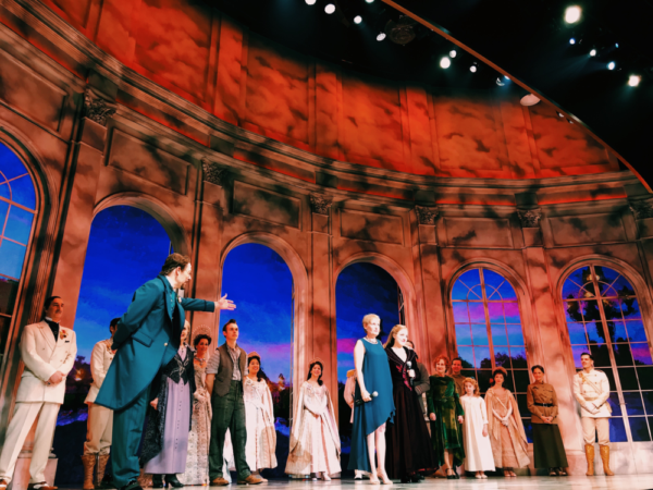 Liz Callaway, Christy Altomare, and the cast of Anastasia Photo