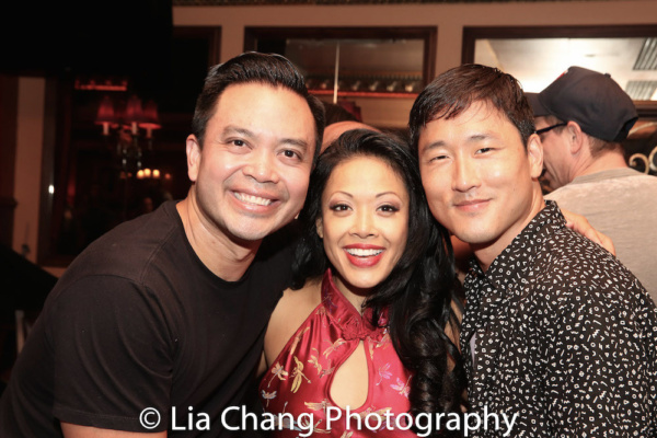 FLOWER DRUM SONG reunion Jose Llana, J. Elaine Marcos and Daniel May Photo