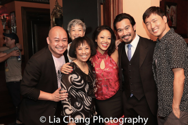 Brian Jose, Valerie Lau-Kee Lai, Baayork Lee, J. Elaine Marcos, Eymard Meneses Cabling, Daniel May at 