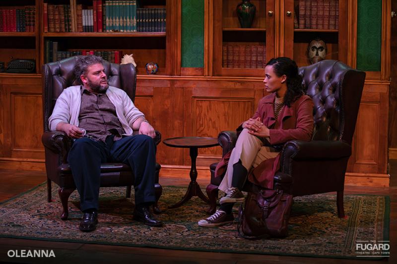Review: Accusations and Exposés in the Power Play of OLEANNA at The Fugard 