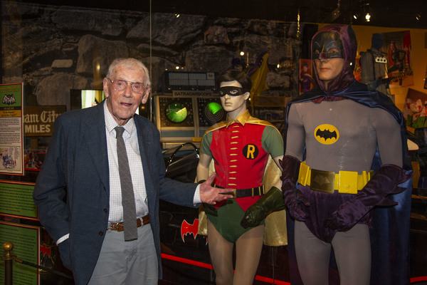 Photo Coverage: Batman's Robin, Burt Ward, Joins Series Experts at the BATMAN 66 EXHIBIT PANEL Image