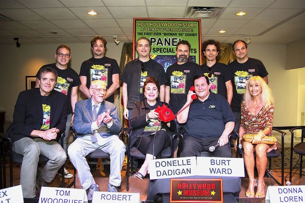 Photo Coverage: Batman's Robin, Burt Ward, Joins Series Experts at the BATMAN 66 EXHIBIT PANEL Image