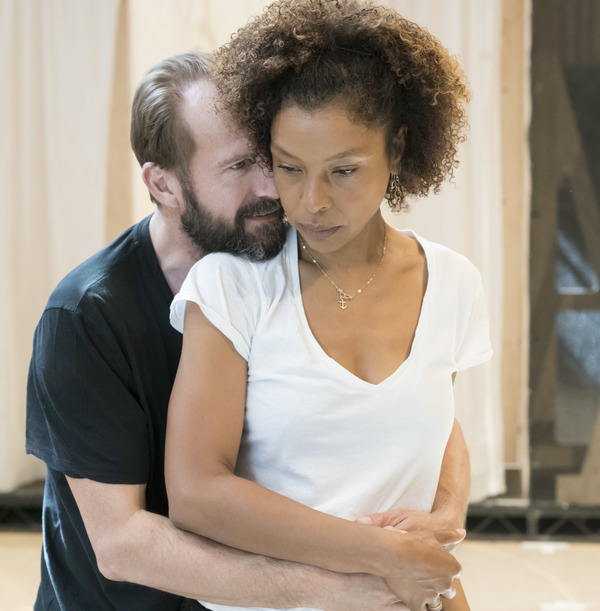 Photo Flash: In Rehearsal with Ralph Fiennes, Sophie Okonedo, and the Cast of ANTONY AND CLEOPATRA Image
