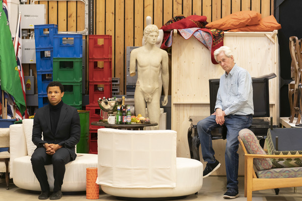 Photo Flash: In Rehearsal with Ralph Fiennes, Sophie Okonedo, and the Cast of ANTONY AND CLEOPATRA Image