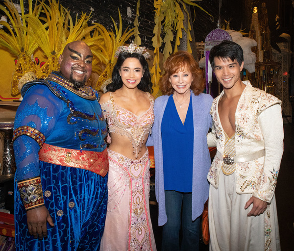 Photo Flash: Reba Catches a Magic Carpet to Visit ALADDIN Image