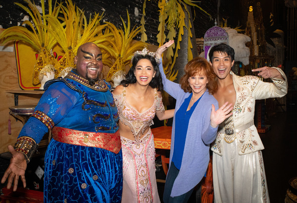 Photo Flash: Reba Catches a Magic Carpet to Visit ALADDIN Image