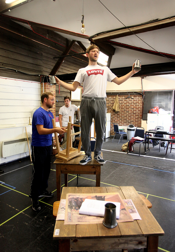Photo Flash: Inside Rehearsal For TRIAL BY LAUGHTER at the Watermill Theatre 