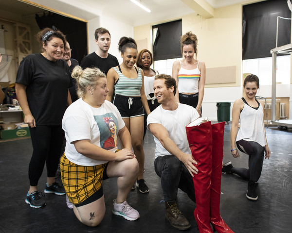 Photo Flash: Go Inside Rehearsal For the UK Tour of KINKY BOOTS Image