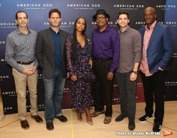 The American Son team: playwright Christopher Demos-Brown, cast members Steven Pasqua Photo