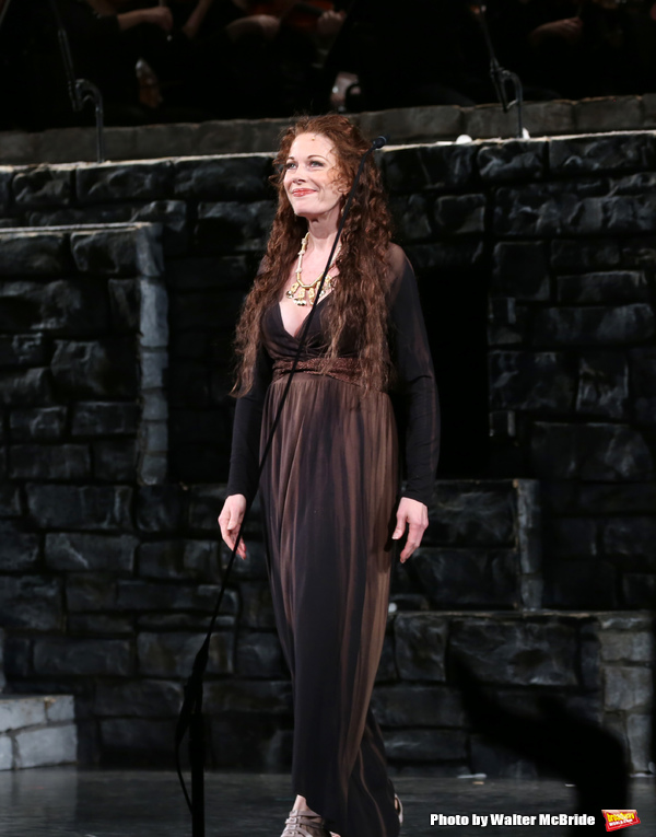Marin Mazzie during the closing night performance curtain call of the  New York City  Photo