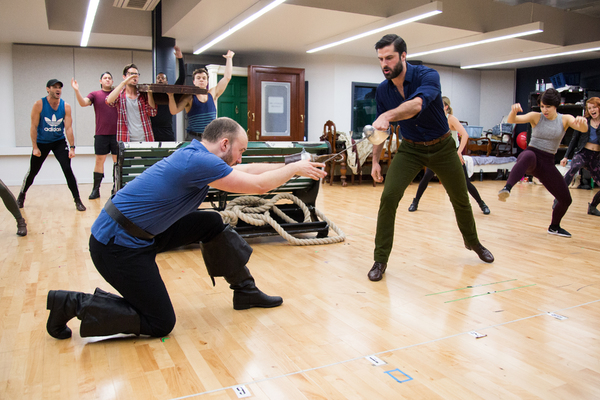 Conor McGiffin, Jeff Sullivan and the cast of FINDING NEVERLAND Photo